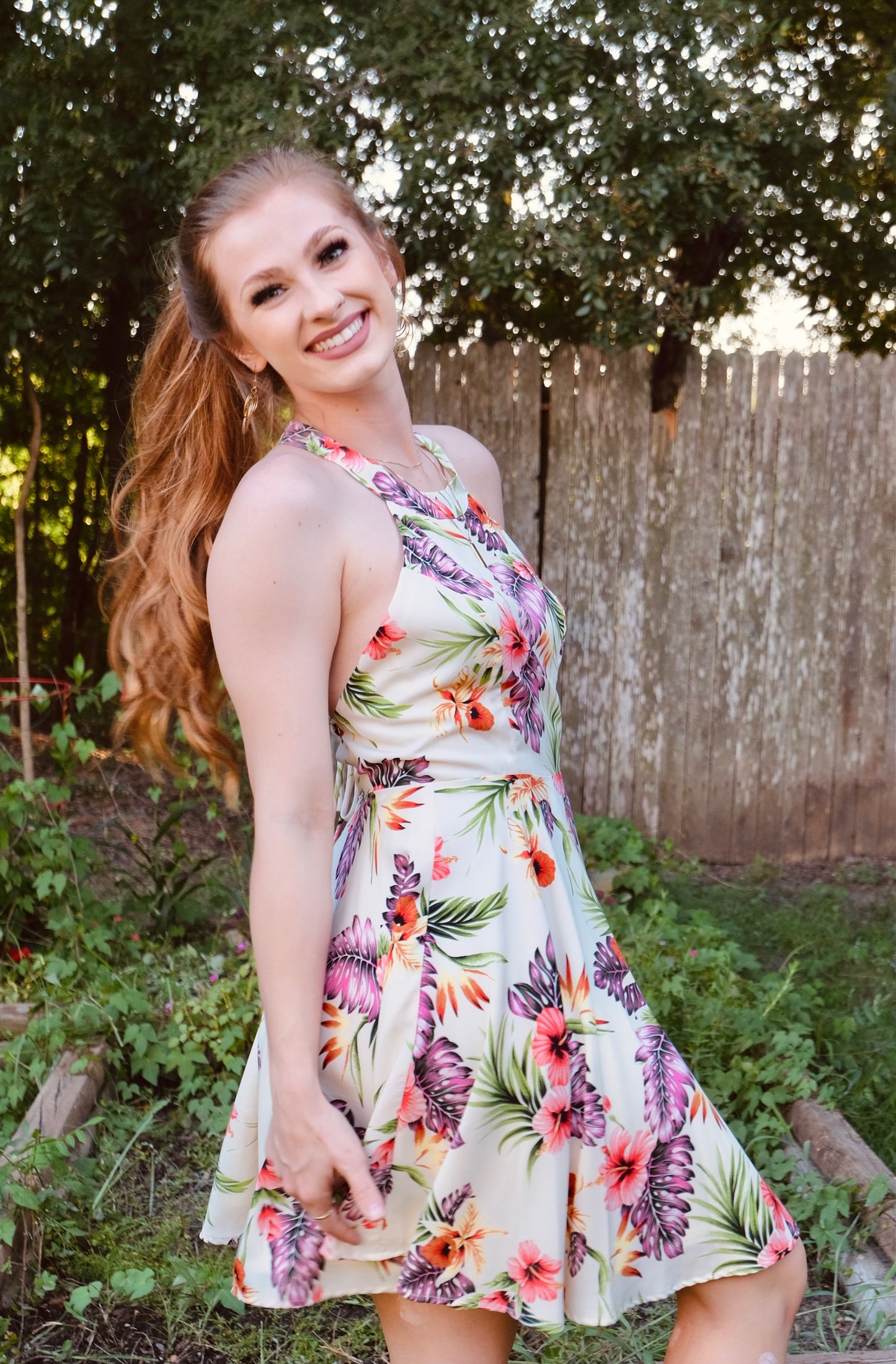 Hibiscus Party Dress